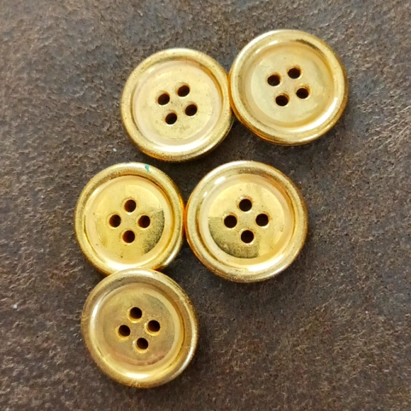 They really are a brassier color button - Picture 2 of 3